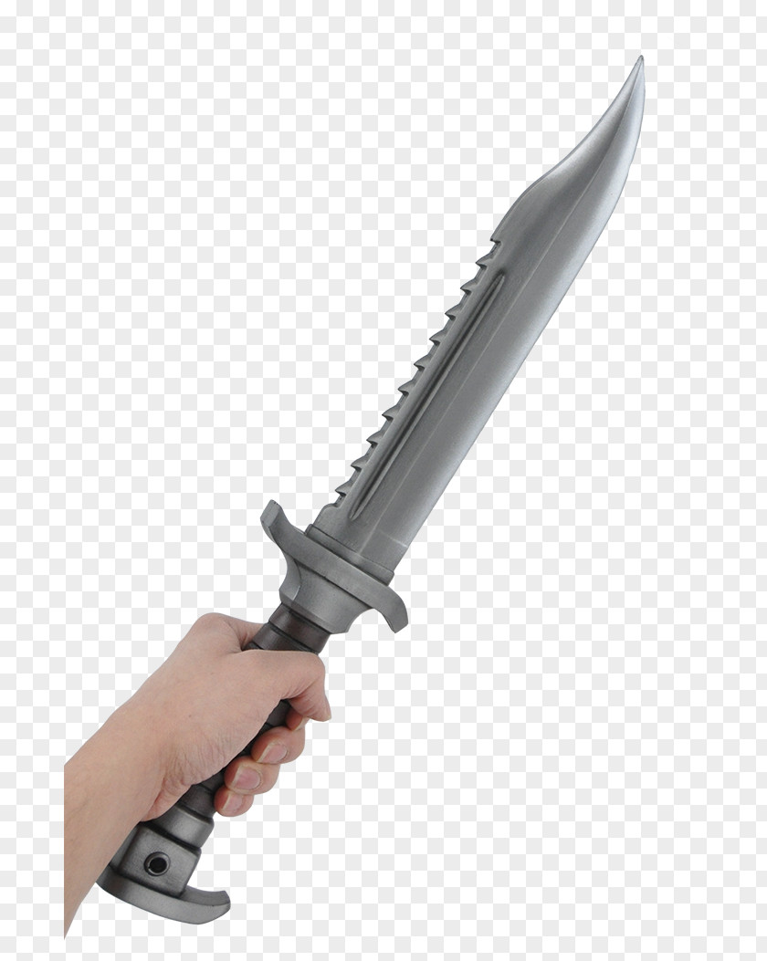 Knife Bowie Hunting & Survival Knives LARP Dagger PNG