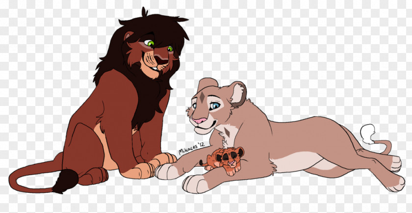 Lion Family Big Cat Cougar Mammal PNG