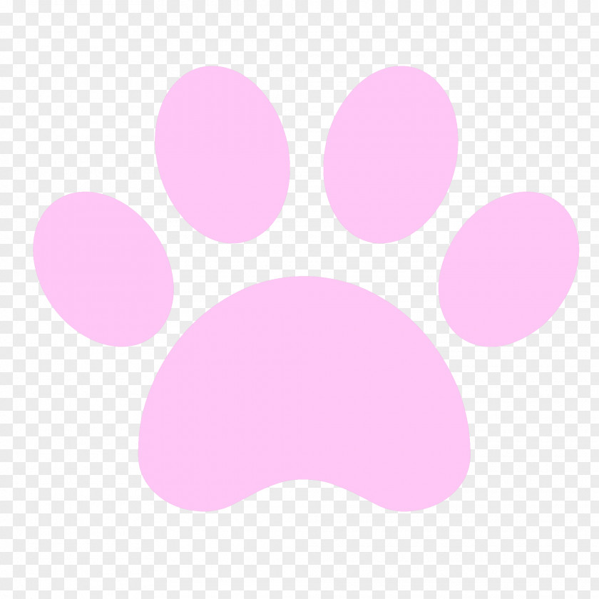 Nose Paw Pink M Clip Art PNG