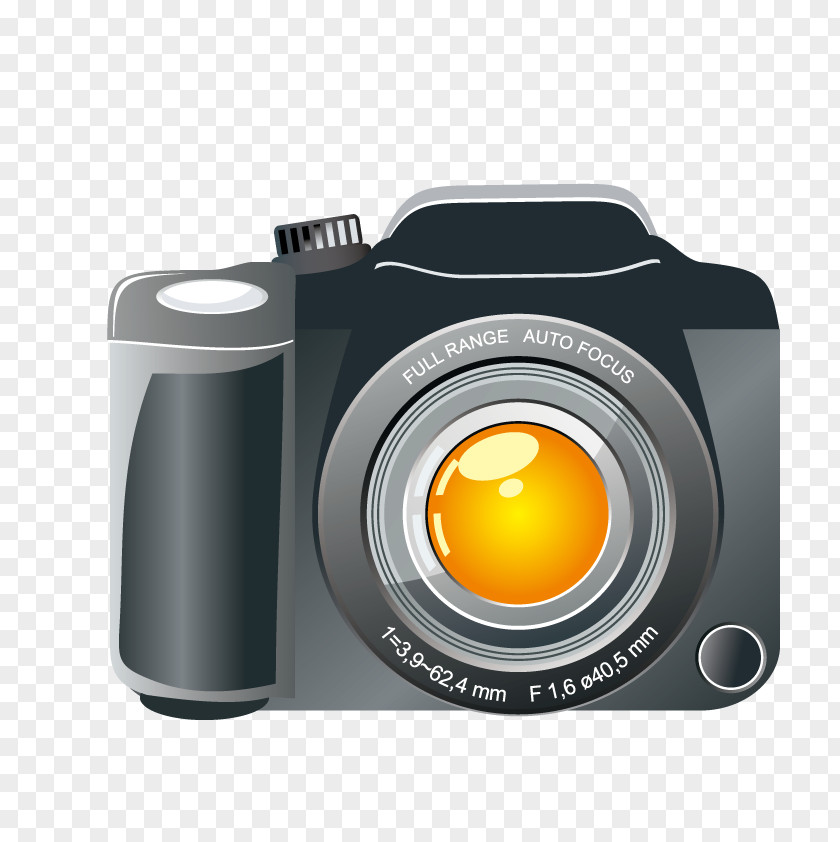 Vector SLR Camera Digital Lens Photography PNG