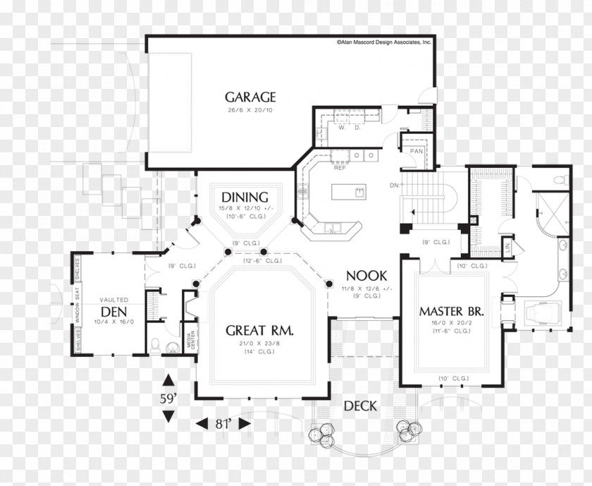 Design Floor Plan Line PNG