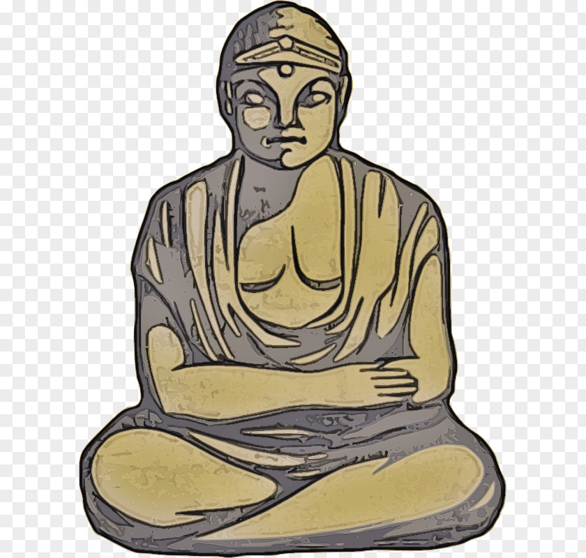 Hand Monk Head Sitting Meditation Forehead Fictional Character PNG