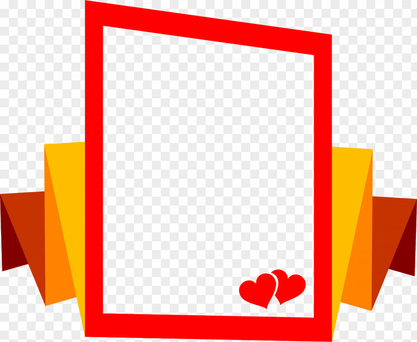 Heart Frame Rectangle Clip Art Image Picture Frames Valentine's Day Portable Network Graphics PNG