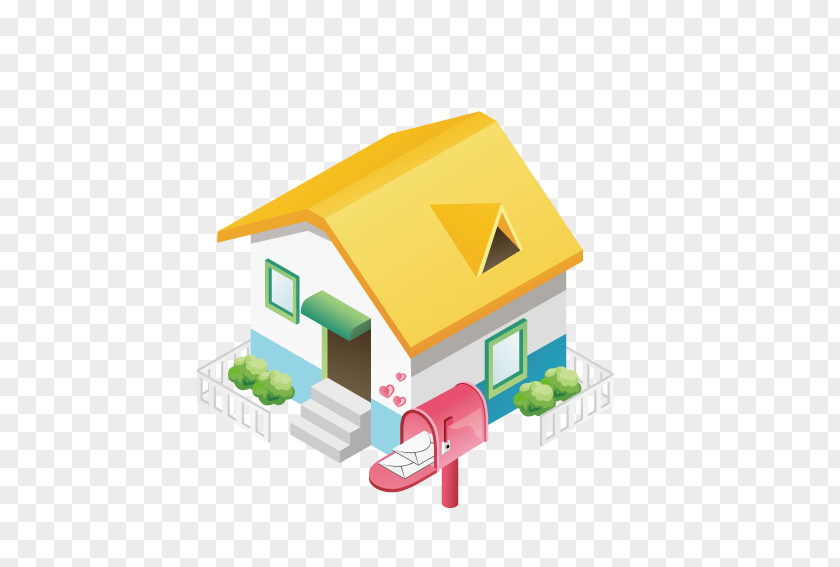 Pink Mailbox Building Zombies Heads Off Download Illustration PNG