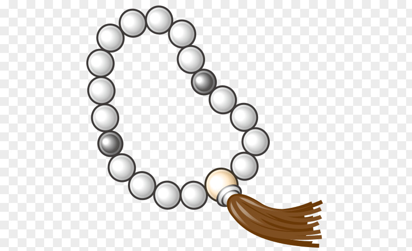 Prayer Emojipedia Beads Rosary Sticker PNG