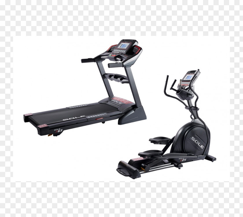 Aerobic Exercise SOLE F63 Treadmill Equipment Elliptical Trainers PNG