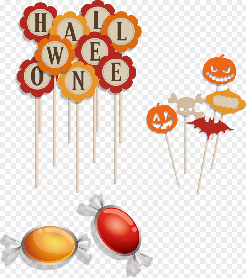 Halloween Candy Border Vector Graphics Image Clip Art PNG