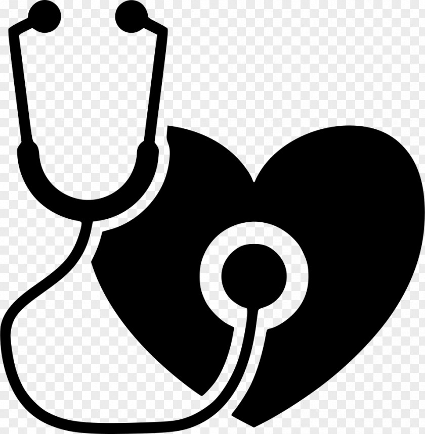 Heart With Stethoscope Medicine PNG