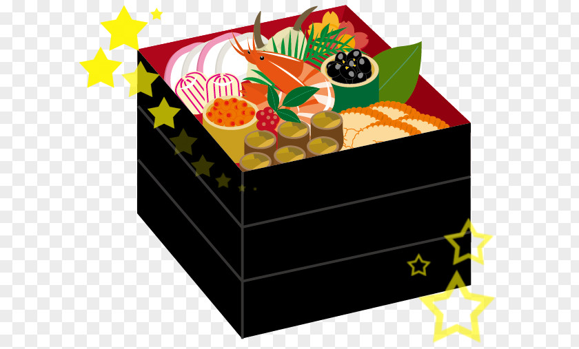 Osechi Bento Toshikoshi Soba Food Japanese Amberjack PNG