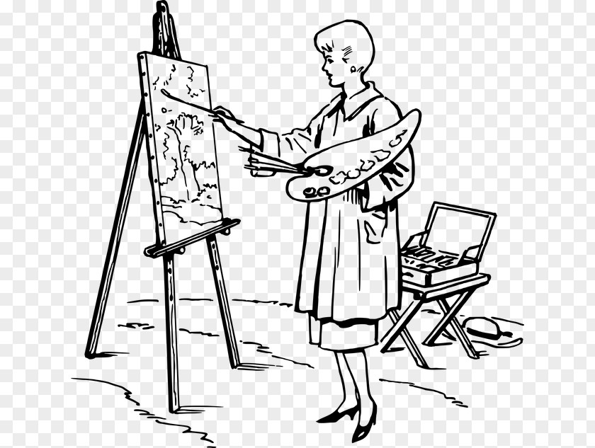 Painting Easel Drawing Board Art PNG