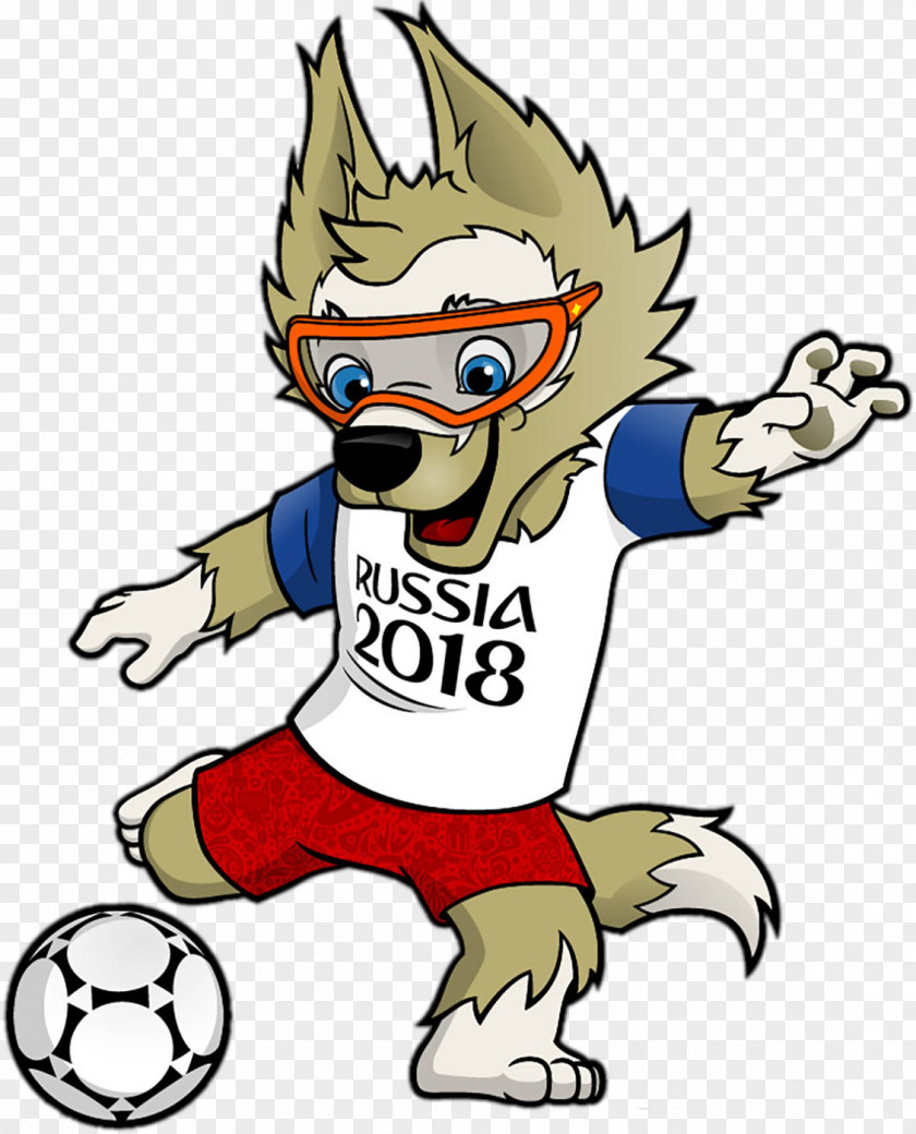 Russia 2018 World Cup Zabivaka FIFA Official Mascots 2017 Confederations PNG