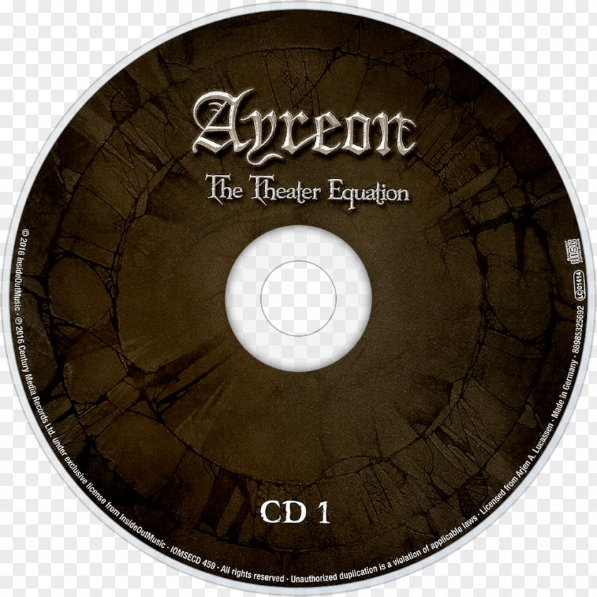 United States Compact Disc Phonograph Record Ayreon The Source LP PNG
