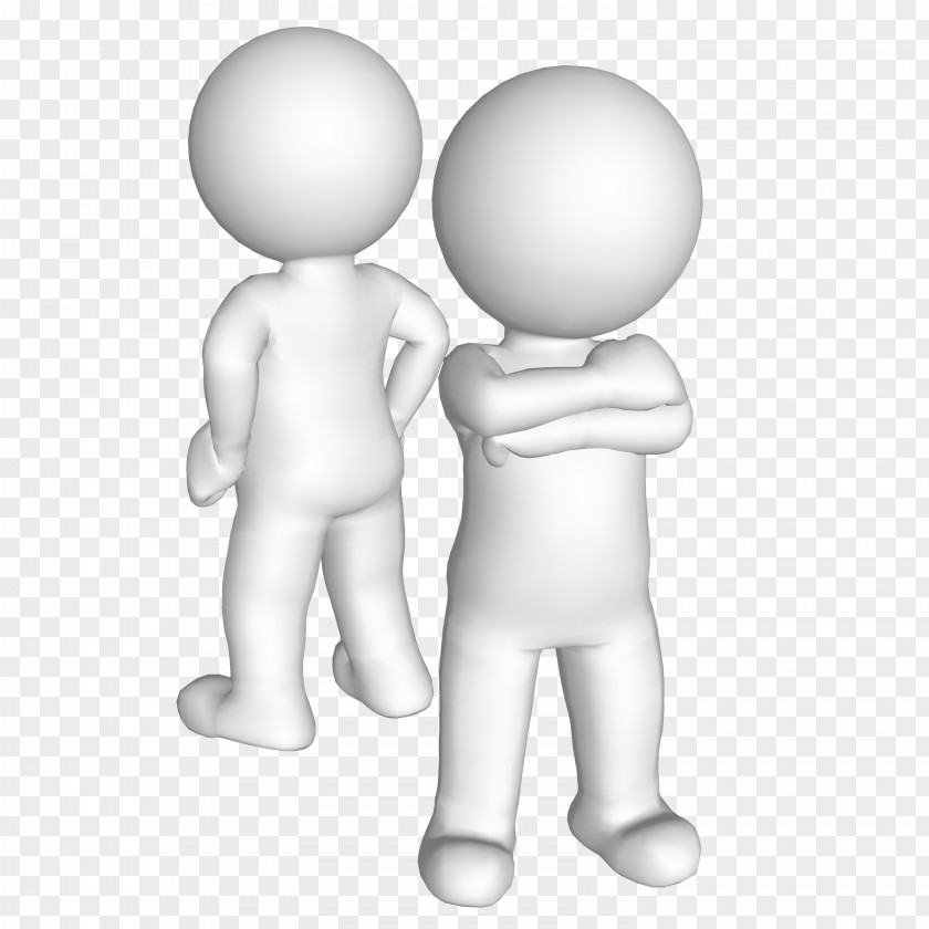 3d People Social Conflict Negotiation Behavior Pin PNG