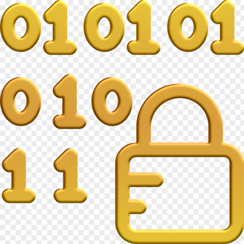 Algorithm Icon Crime And Security Binary Code PNG