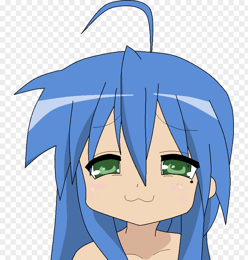 Face Konata Izumi Lucky Star Desktop Wallpaper Image PNG