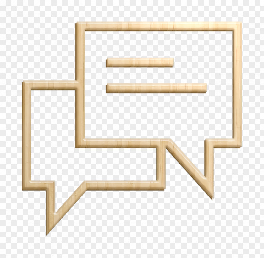 Facebook Pack Icon Conversation With Text Lines Social PNG