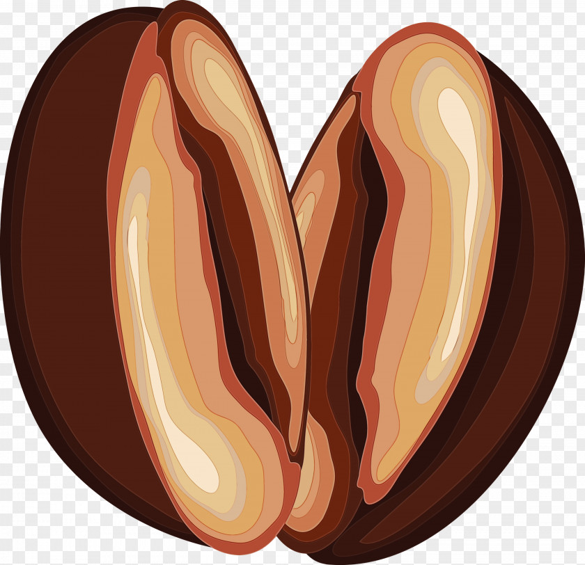 Food Plant Nut Heart Peach PNG