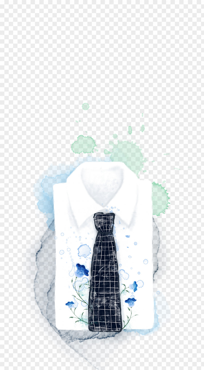Ink Background And Shirt Watercolor Painting Poster Illustration PNG