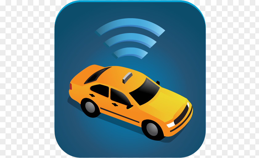 Taxi E-hailing Uber Transport Yellow Cab PNG