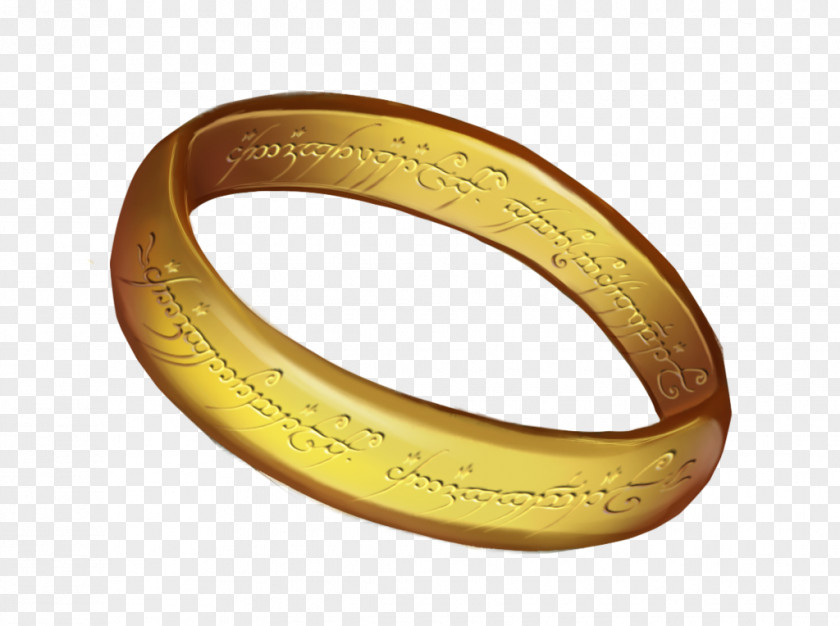 Three-dimensional Ring Drawing Gold Wedding Jewellery PNG