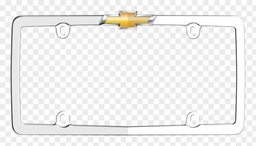 Gold Brackets Chevrolet Car Vehicle License Plates Brand PNG