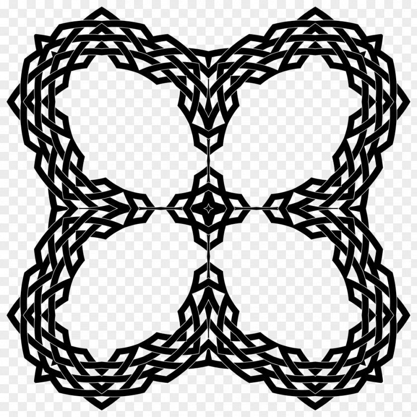 Interlocking Geometry Symmetry Clip Art PNG