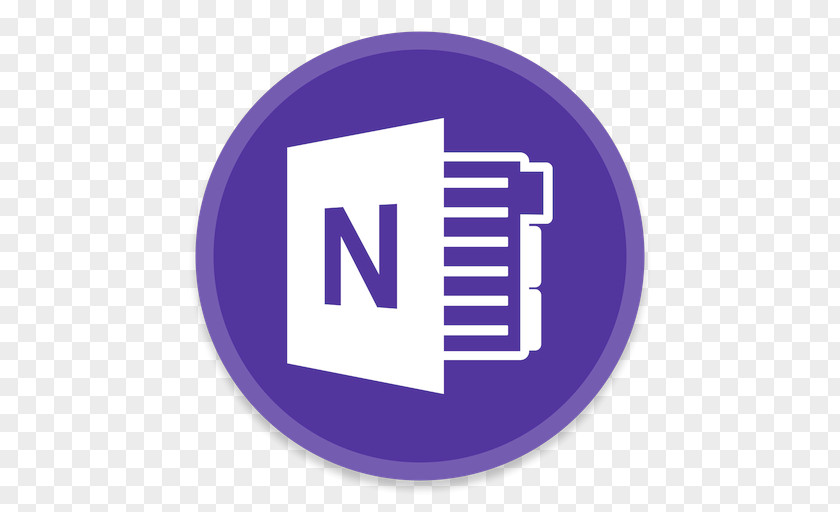 Microsoft One Note Icon OneNote PNG