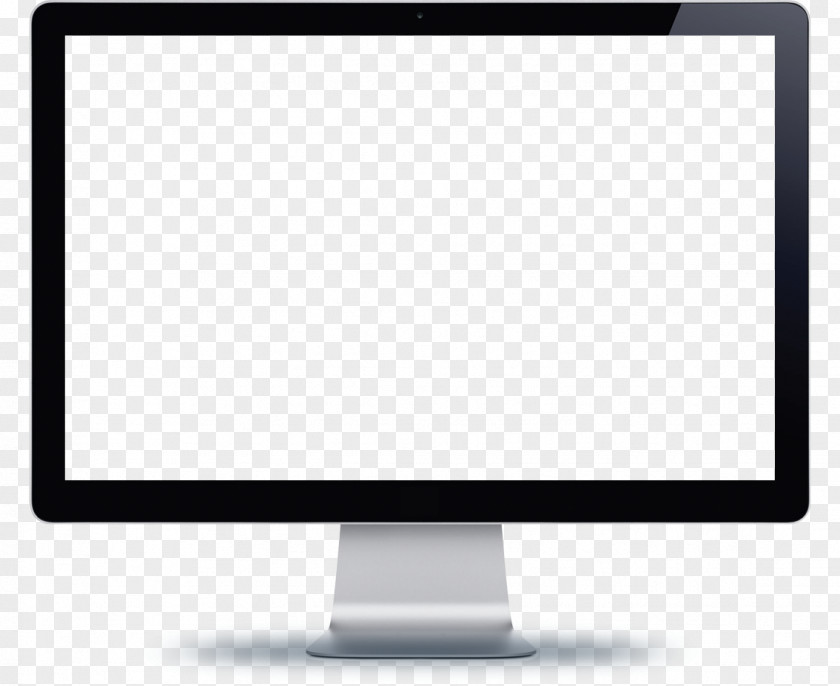 Monitor Transparent LCD Image Pattern PNG