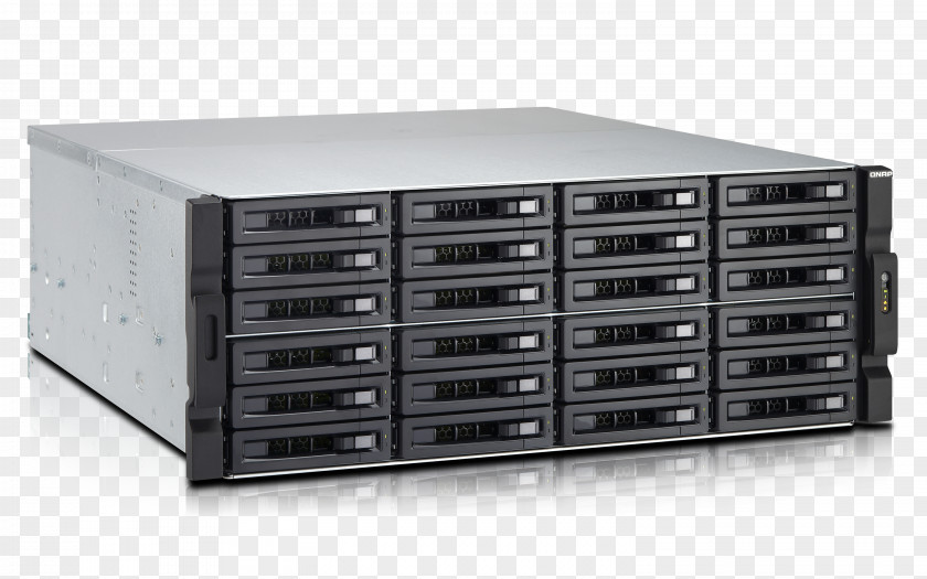 Rack Network Storage Systems Serial Attached SCSI ATA QNAP Systems, Inc. Hard Drives PNG
