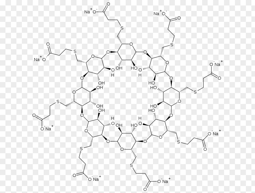 Sugammadex Molecule Neuromuscular-blocking Drug Rocuronium Selective Relaxant Binding Agents PNG