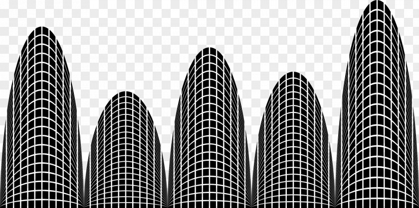 Abstract Building Grid Clip Art PNG