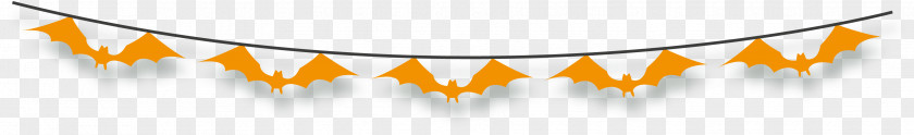 Halloween Party Bat Bunting Euclidean Vector Element Graphic Design PNG