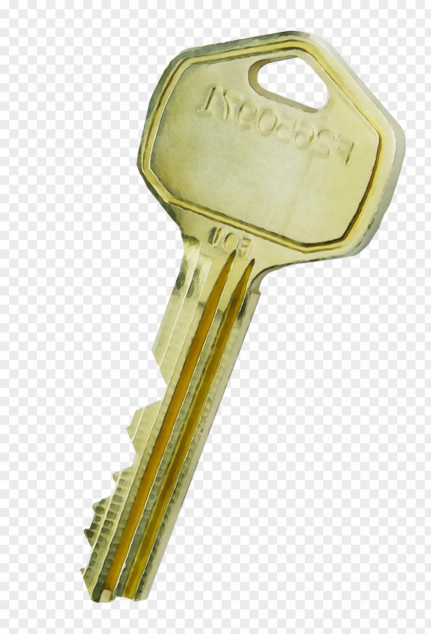 Key Brass Watercolor Cartoon PNG