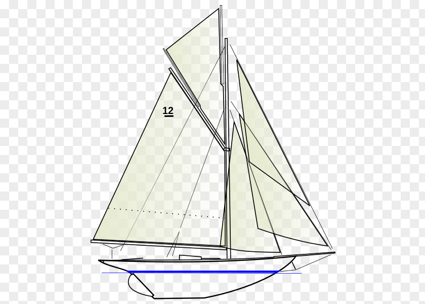 Sail Sailing 12 Metre Sloop Schooner PNG