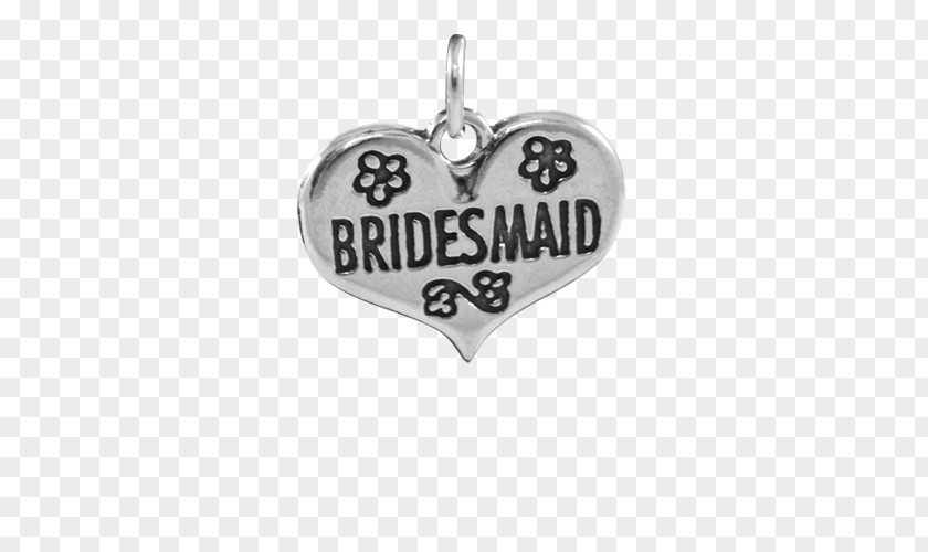 Wedding Locket Charm Bracelet Bridesmaid PNG