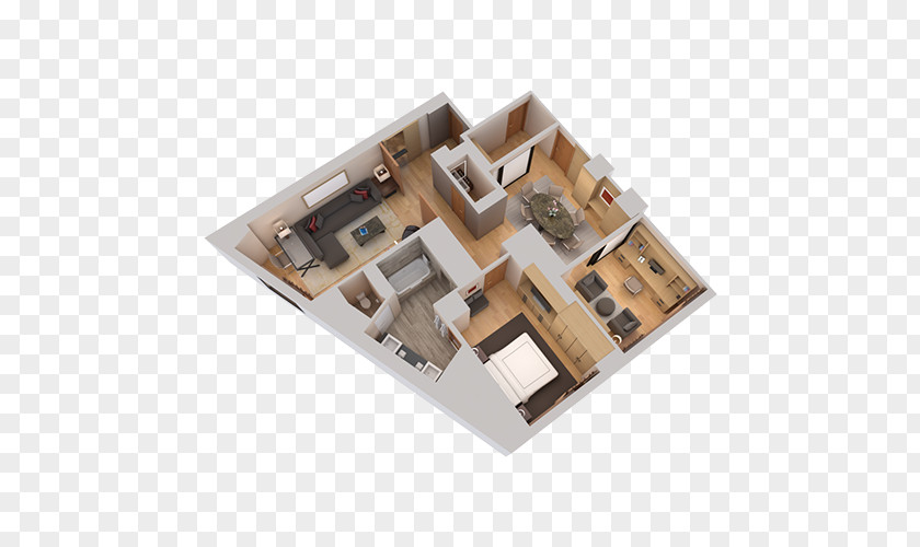 3d Floor Plan 3D House Architecture PNG