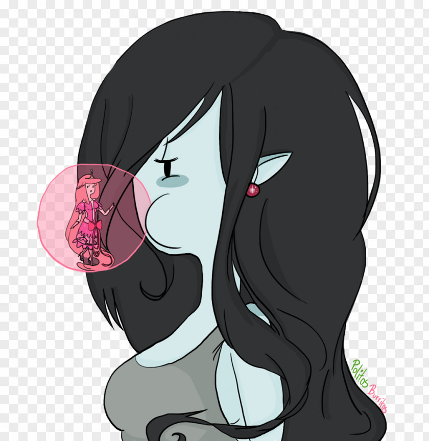 Finn The Human Marceline Vampire Queen Princess Bubblegum Fan Art PNG