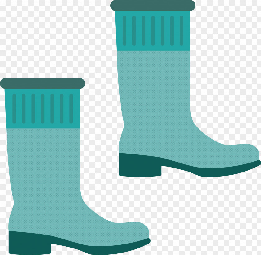 Green Wave Rainshoes Designer PNG