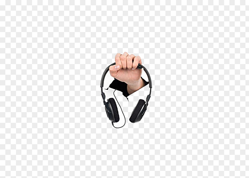 Holding Headphones Paper Stock Photography Royalty-free PNG