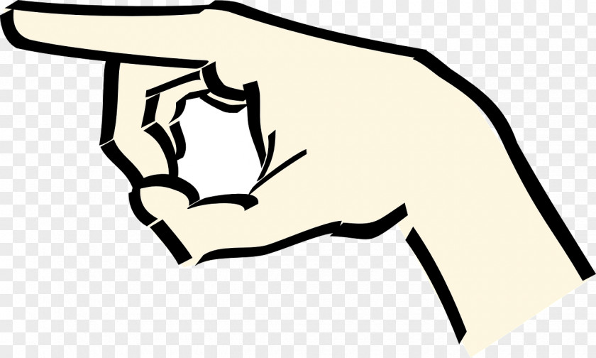 Pointing Direction Index Finger Hand Clip Art PNG
