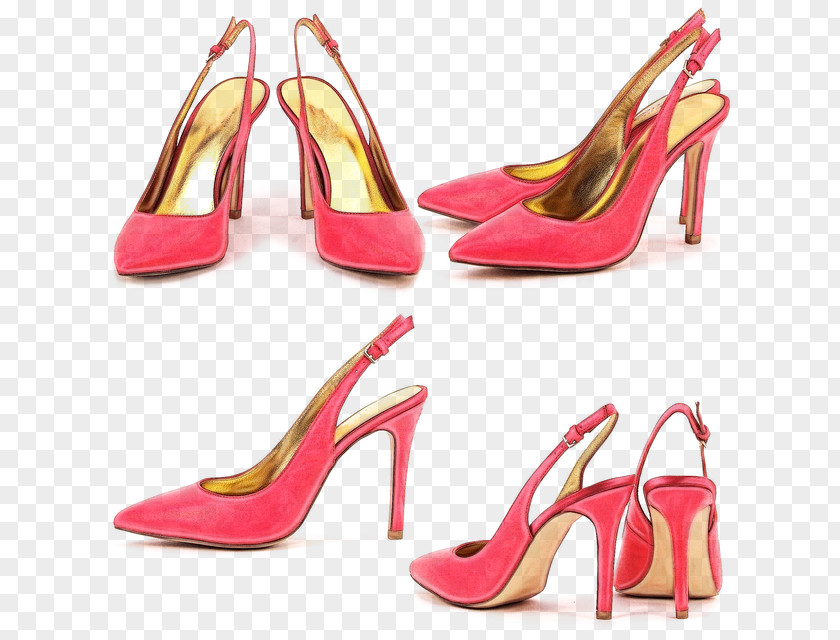 Shoe Sandal Heel Pump PNG