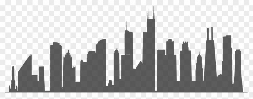 Silhouette Chicago Skyline Royalty-free PNG