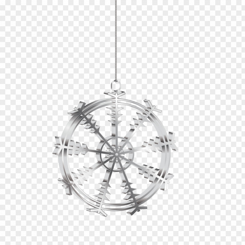 Vector Snowflake Charm Euclidean PNG