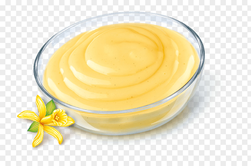 Pudding Crème Fraîche Custard Mango Aioli Anglaise PNG