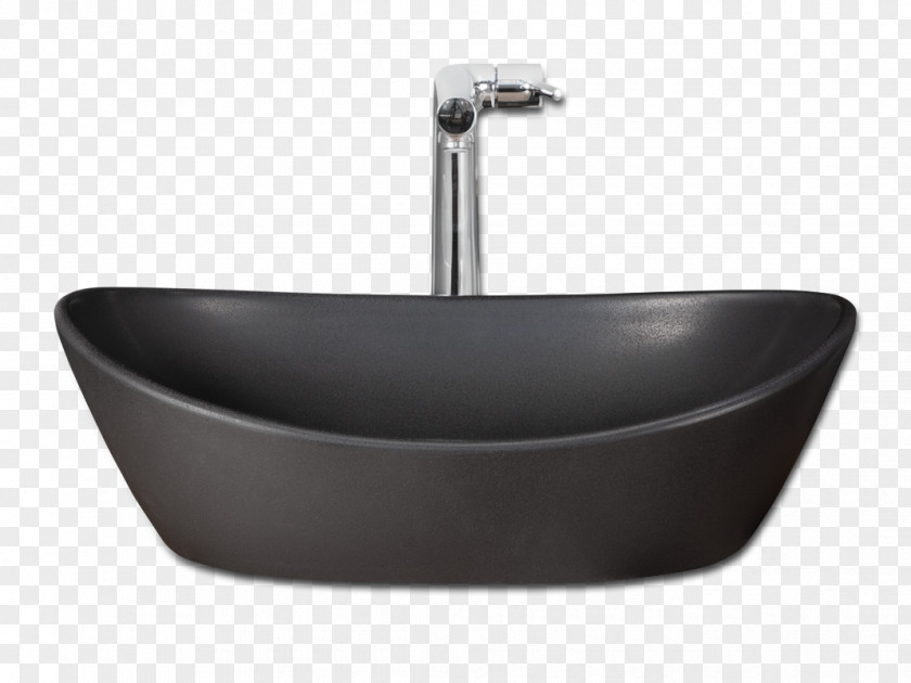 Sink Bathtub Graphite Material Tap PNG
