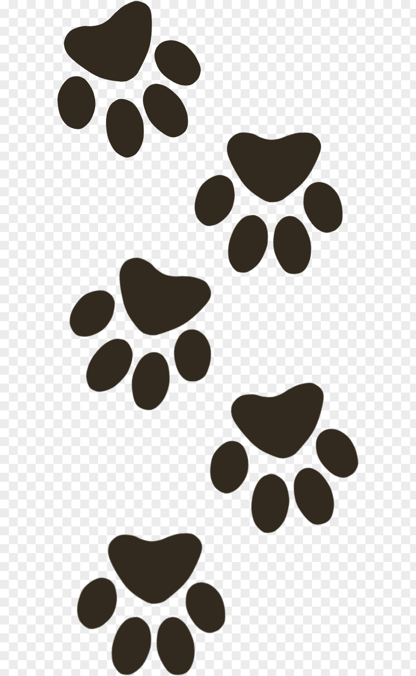Blackandwhite Footprint Heart Background PNG