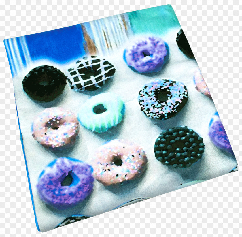 Blue Donut Petit Four PNG