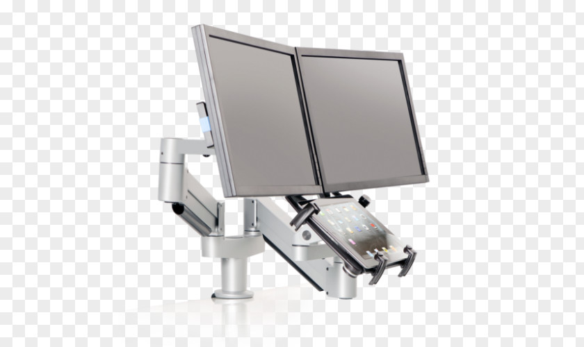 Flat Display Mounting Interface Laptop Multi-monitor Computer Monitors Articulating Screen Sit-stand Desk PNG