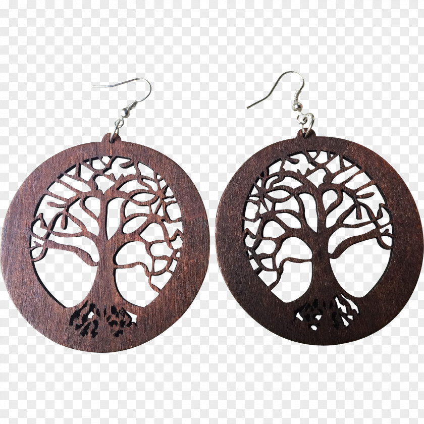 Silver Earring PNG