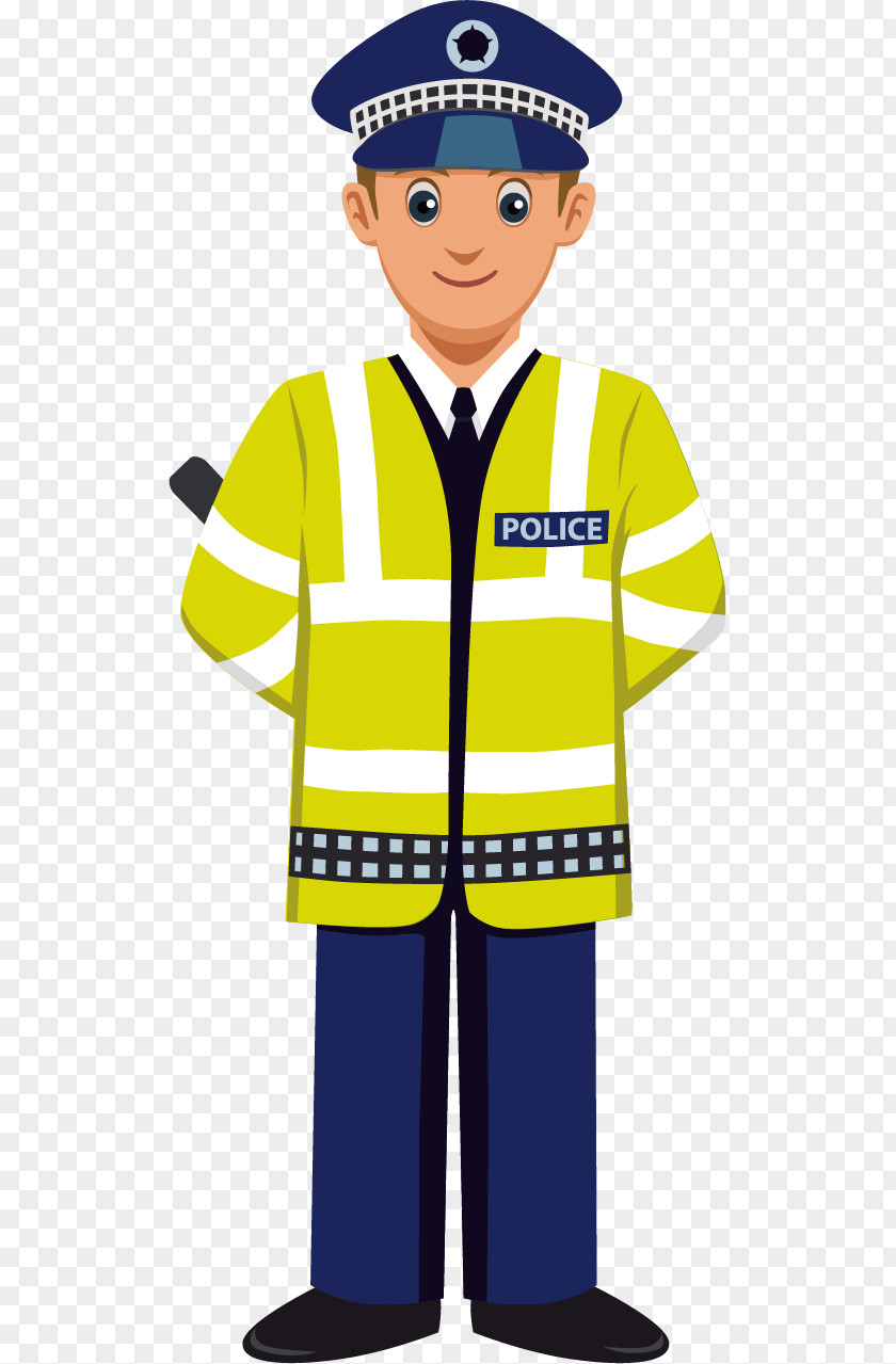Vector Image Of The People's Police Traffic Officer Clip Art PNG